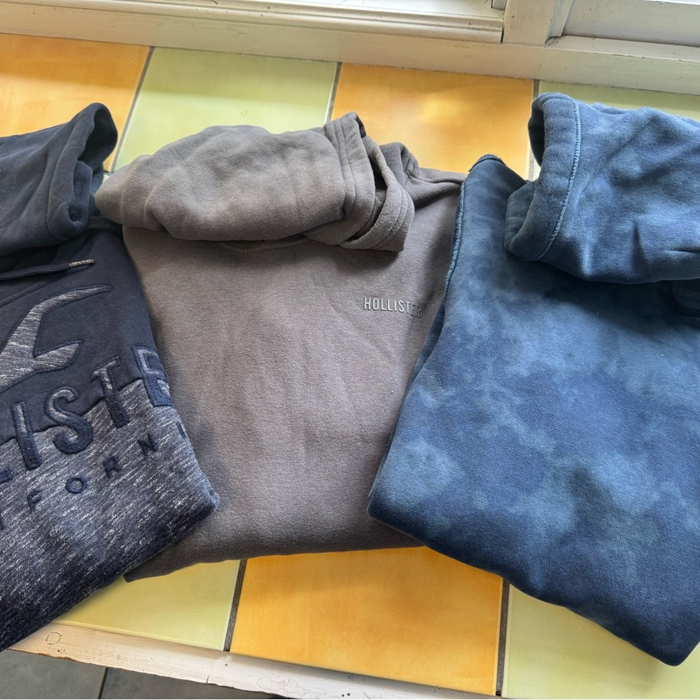 Bundle of 3 Hollister Sweatshirts Casual Comfort
